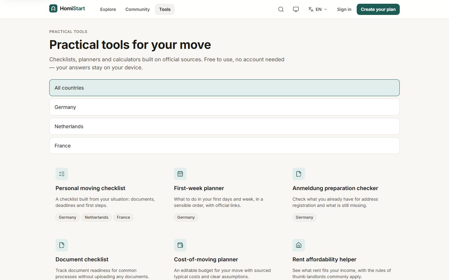 Practical tools