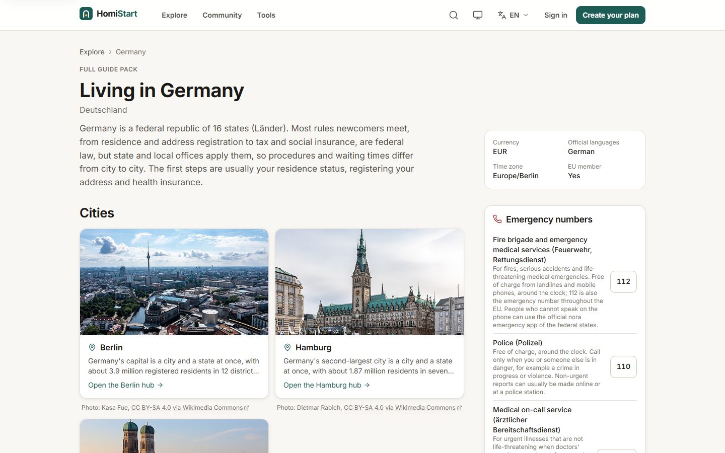 Country hub: Germany