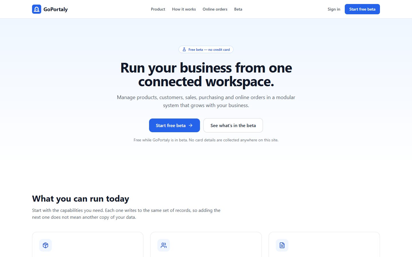 Run your business from one connected workspace