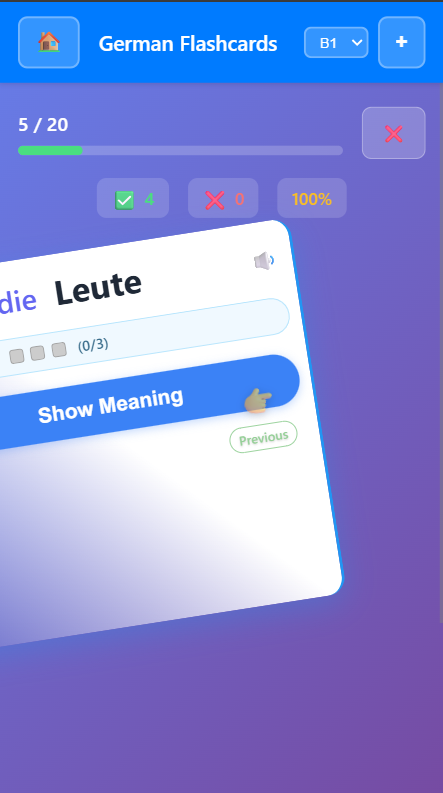 Memivo – Smart Flashcards screenshot